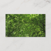 Farbband - Schwarz - Holzkanopie Visitenkarte (Rückseite)