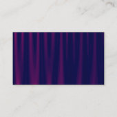 Farbband - Schwarz - Lila drapery Visitenkarte (Rückseite)