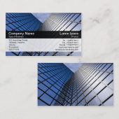 Farbband - Schwarz - Reflektierender Büroblock Visitenkarte (Vorne/Hinten)