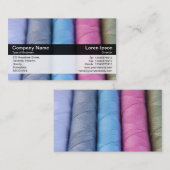 Farbband - Schwarz - Rollen aus Baumwolle Visitenkarte (Vorne/Hinten)