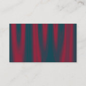 Farbband - Schwarz - Rot Drapery Visitenkarte (Rückseite)