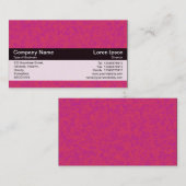 Farbband - Schwarz - Roter Stein Visitenkarte (Vorne/Hinten)