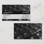 Farbband - Schwarz - Tastatur 02 Visitenkarte (Vorne/Hinten)