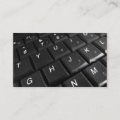 Farbband - Schwarz - Tastatur 02 Visitenkarte (Rückseite)