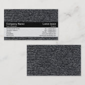 Farbband - Schwarz - Wolle Jumper 01 Visitenkarte (Vorne/Hinten)