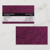 Farbband - Schwarz - Wollteppich 02 Visitenkarte (Vorne/Hinten)