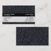 Farbband - Schwarz - Wollteppich Visitenkarte (Vorne/Hinten)