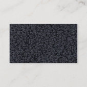 Farbband - Schwarz - Wollteppich Visitenkarte (Rückseite)