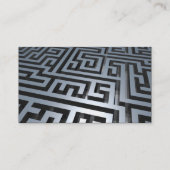 Farbband - Schwarzes - Labyrinth Visitenkarte (Rückseite)