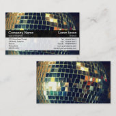 Farbband - Schwarzes - Spiegel-Ball Visitenkarte (Vorne/Hinten)