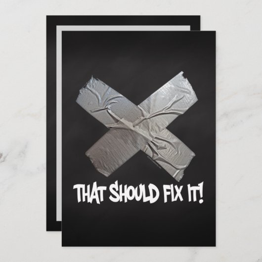 Farbband sollte repariert werden einladung (Vorne/Hinten)