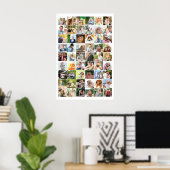 Farbbandbreite des Multi-Foto 54 Poster (Heimbüro)