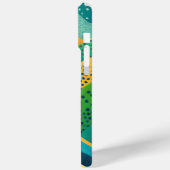 Farbbande mit Punkten Case-Mate iPhone Hülle (Rückseite / Links)