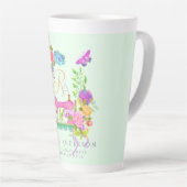 Farbbandmonogramm Milchtasse (Rechte Ecke)