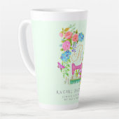 Farbbandmonogramm Milchtasse (Linke Ecke)