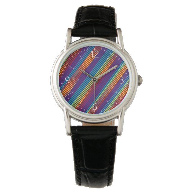 Farbbandmuster Armbanduhr (Vorderseite)