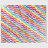 Farbbandmuster Geschenkpapier (Flach)