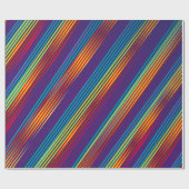 Farbbandmuster Geschenkpapier (Flach)