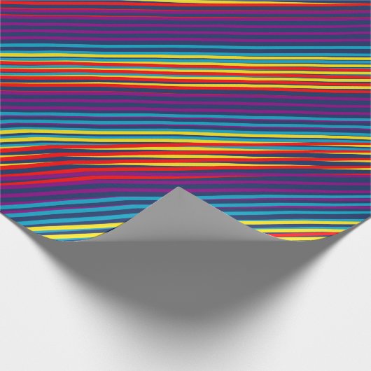 Farbbandmuster Geschenkpapier (Ecke)