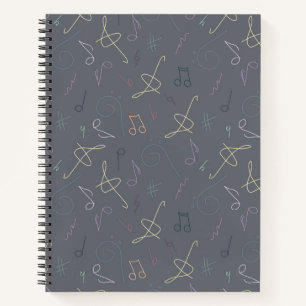 Farbbandmuster Notizblock