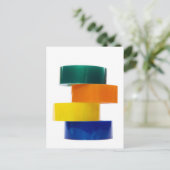 Farbbandstapel Postkarte (Stehend Vorderseite)