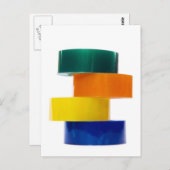 Farbbandstapel Postkarte (Vorne/Hinten)