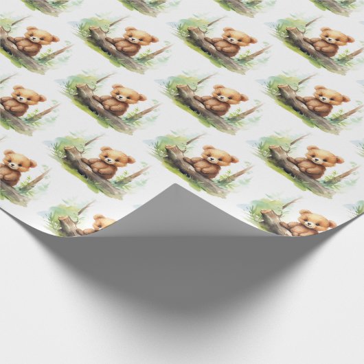 Farbbär im Protokoll Geschenkpapier (Ecke)