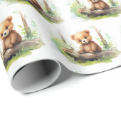 Farbbär im Protokoll Geschenkpapier (Rolleneckpunkt)