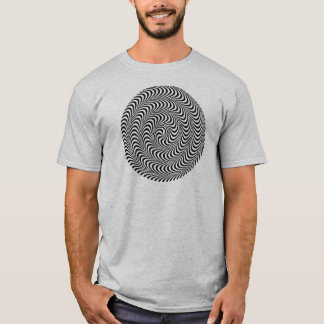 Färbbare optische Block-Spirale T-Shirt