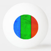 FARBBARS TISCHTENNISBALL (Vorderseite)