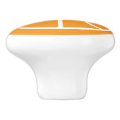 Farbbasketball-Keramik-Drehknopf Keramikknauf (Seitenansicht)