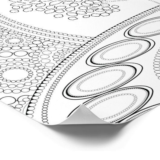 Farbbaum des Lebensstapels Poster (Ecke)