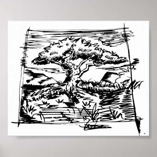 Farbbaumskizze. Poster (Vorne)