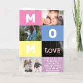 FARBBBLÖCKE MIT BEARBEITBARER MAMA - MULTI-Foto-GO (Rückseite)