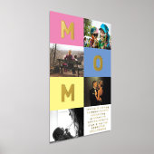 FARBBBLÖCKE MIT BEARBEITBARER MAMA - MULTI-Foto-GO Foliendrucke (Ablage )