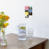 FARBBBLÖCKE MIT BEARBEITBARER MAMA - MULTI-Foto-GO Foliendrucke (Ablage(Küche))