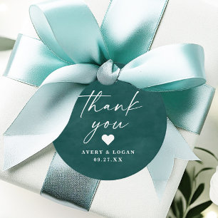 Farbbearbeitbare Aquamarine Wasserfarbensehen Viel Geschenkanhänger