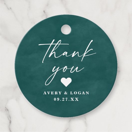 Farbbearbeitbare Aquamarine Wasserfarbensehen Viel Geschenkanhänger (Vorderseite)