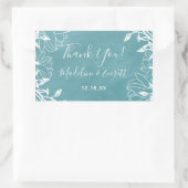 Farbbearbeitbarer Hintergrund Blumenzehen Vielen D Rechteckiger Aufkleber (Tasche)