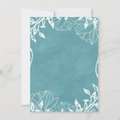 Farbbearbeitbarer Hintergrund - Einladung zur Hoch (Rückseite)