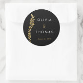 Farbbearbeitbares Gold-Leaf-Sticker, Sticker für G (Tasche)