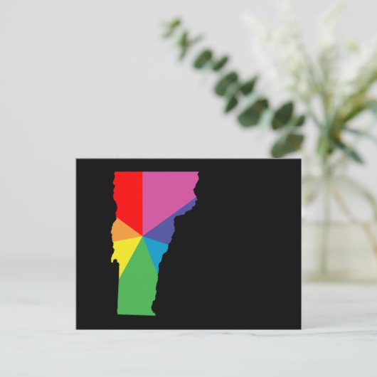 Farbberge Postkarte (Stehend Vorderseite)