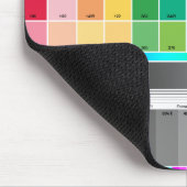 Farbbeweis Mousepad (Ecke)