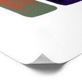 Farbbierflaschen Poster (Ecke)