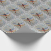 FARBBIG DRAGONFLY GESCHENKPAPIER (Ecke)