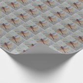 FARBBIG DRAGONFLY GESCHENKPAPIER (Ecke)