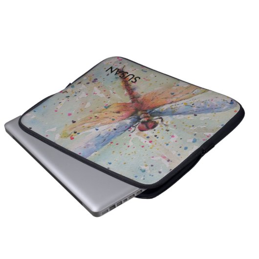 FARBBIG DRAGONFLY LAPTOPSCHUTZHÜLLE (Vorne Knopf)