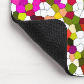 FARBBIG Niedlich Modernes, trendiges Muster Mousepad (Ecke)