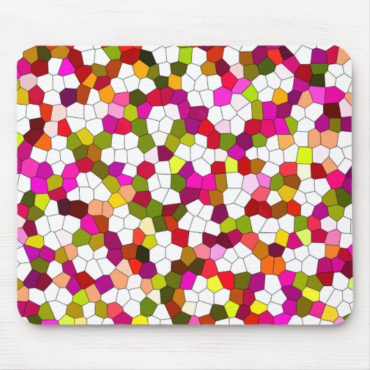 FARBBIG Niedlich Modernes, trendiges Muster Mousepad (Vorne)