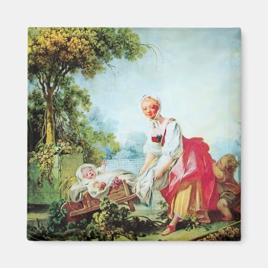 FARBBIGE BABY DUSCHE MAGNET (Vorne)